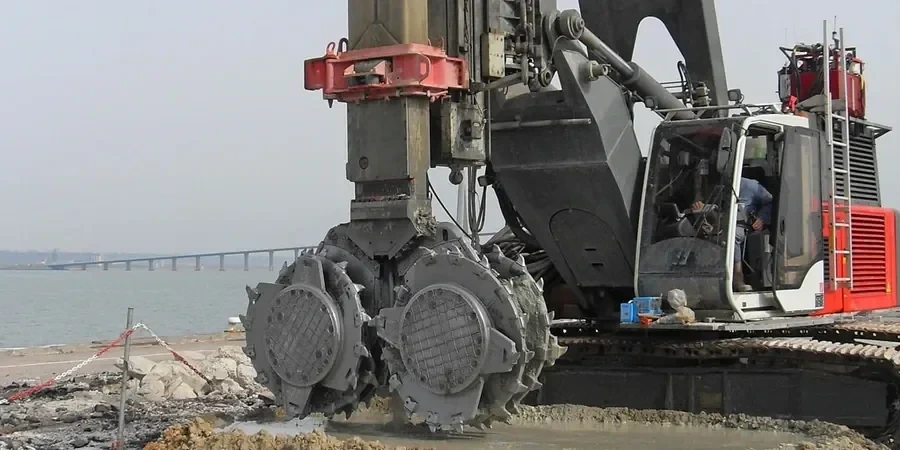 Illustrative image of Deep Soil Mixing (DSM) design in Birmingham