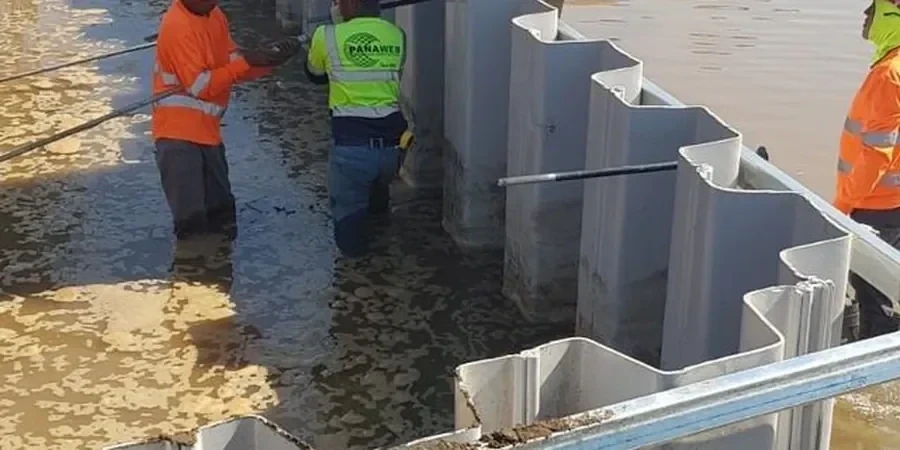 Illustrative image of Sheet pile wall design in Birmingham